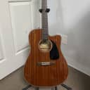 Fender CD-60CE All-Mahogany Cutaway Dreadnought with Electronics 2010s Natural