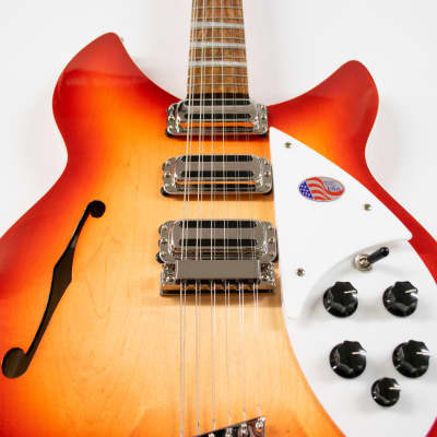 Rickenbacker 1993 Plus Semi-Hollow Electric Guitar - Fireglo image 3