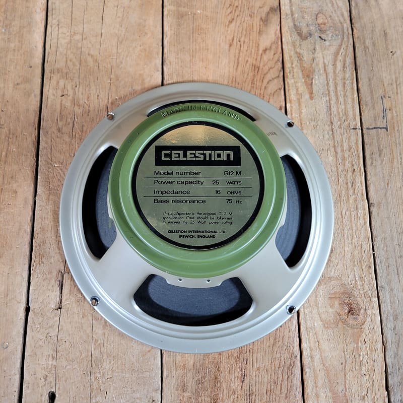 Celestion G12M グリーンバック 12インチ 25W 16オーム スピーカー
