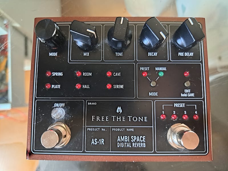 Free The Tone AS-1R Ambi Space Reverb 2010s - Brown | Reverb