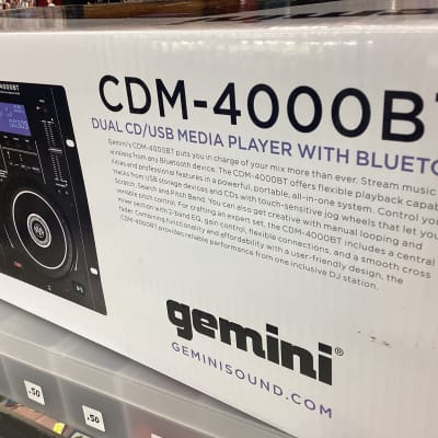国産大人気20525 GEMINI CDM-4000 デュアルCDJプレーヤー 音響機器 オーディオ機器 CDJ