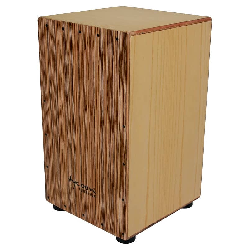 Tycoon 29 Series Birh Wood Box Cajon w/Zebrano Front Plate image 1