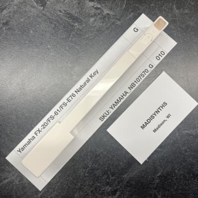 ORIGINAL Yamaha/Korg Replacement G Key (NB107570) for Yamaha DX7/DX5/DX9, SY77/SY85/SY99, Korg M1, Wavestation, Z1, etc