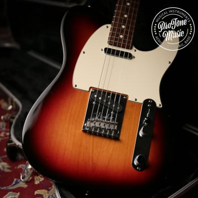2008 Fender American Standard Telecaster Three Tone Sunburst image 2