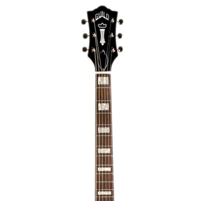 Guild Starfire V w/ Guild Vibrato Tailpiece - White - B-Stock image 7