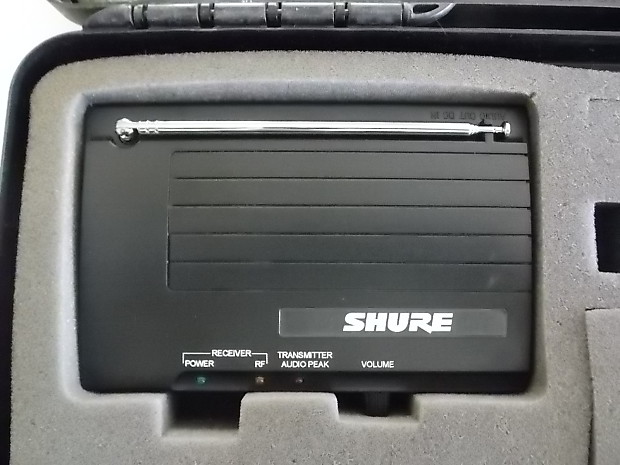 激安な SHURE WIRELESS (AXB1G TRANSMITTER (AXR3-CV) RECEIVER GUITAR 