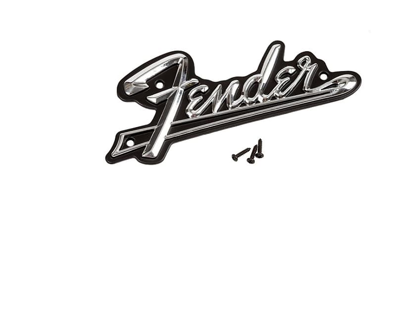 Fender Black Panel Amplifier Logo image 1