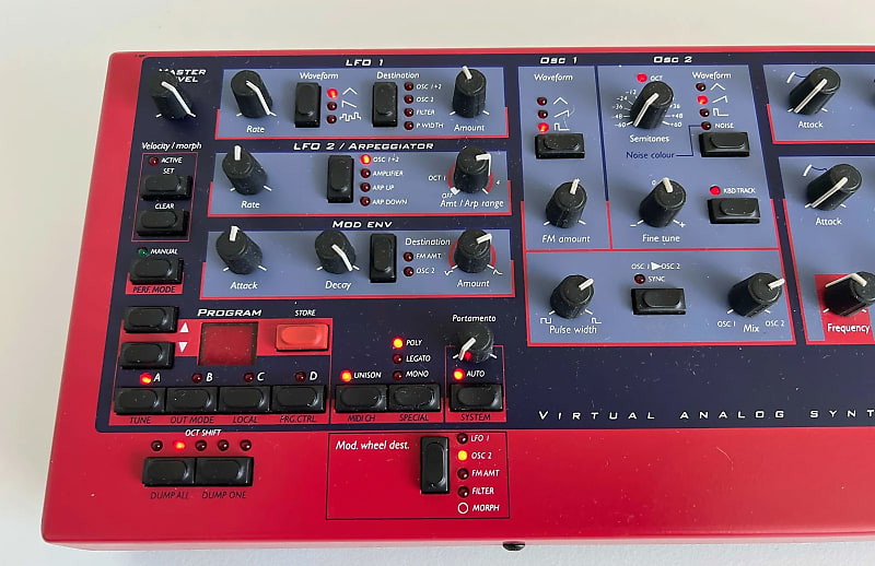 Nord Lead Rack Rackmount Virtual Analog Synthesizer