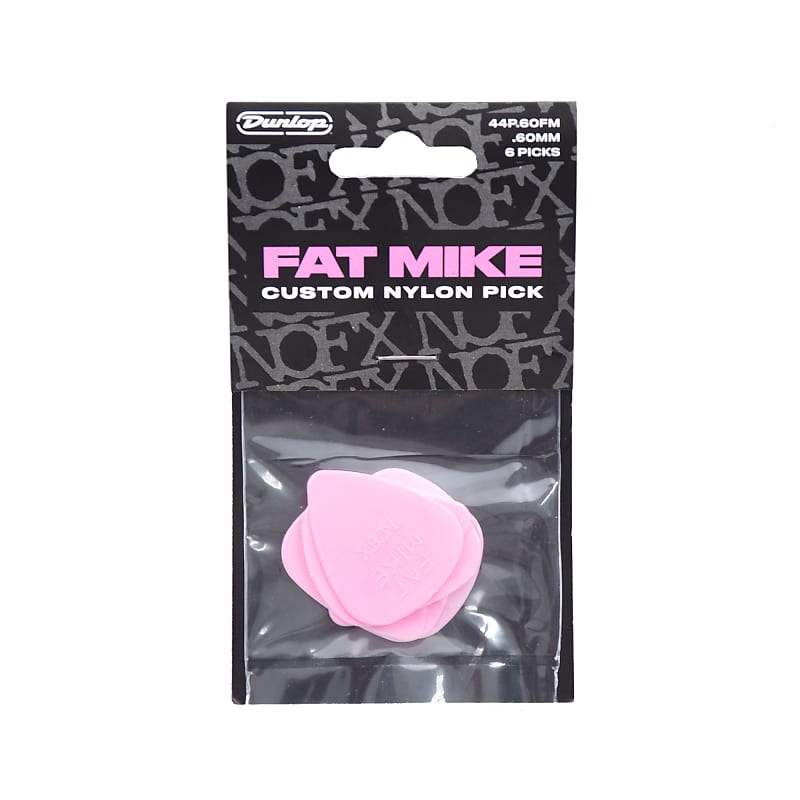 Dunlop Fat Mike Custom Nylon Pick .60mm (6) image 1