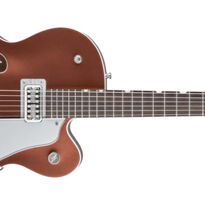 GRETSCH - G6118T Players Edition Anniversary Hollow Body with String-Thru Bigsby  Rosewood Fingerboard  Two-Tone Copper Metallic/Sahara Metallic - 2401157831 for sale