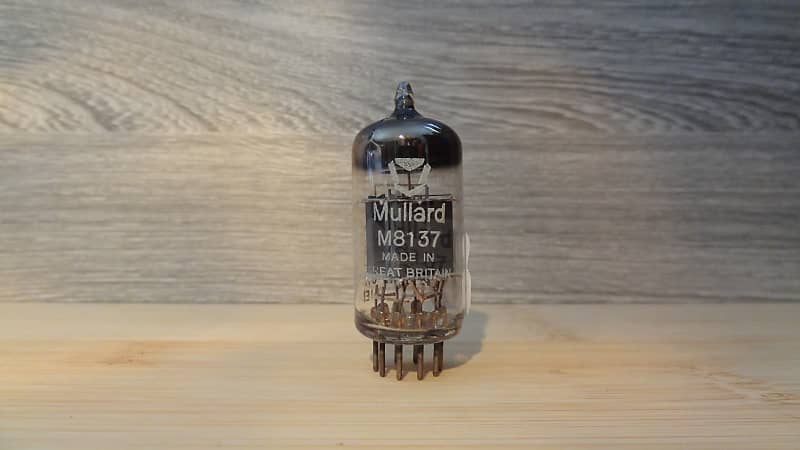 Super rare 1971 MULLARD CV4004 M8137 ecc83 12ax7 wa e83cc BOX PLATE  MILITARY specs Mitcham factory