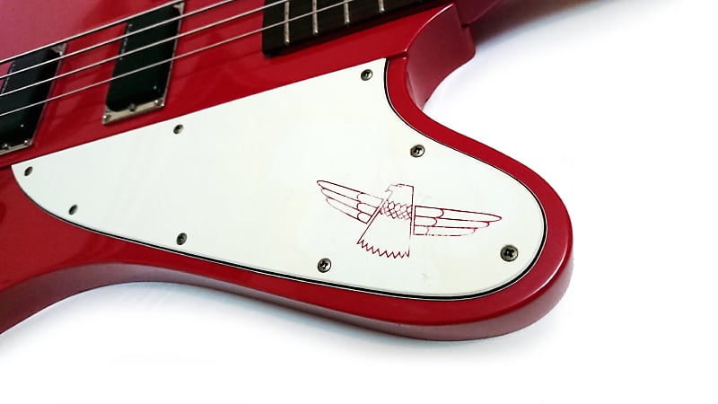 BURNY TB-70 Thunderbird Active Bass Japan circa 1987 in Fire