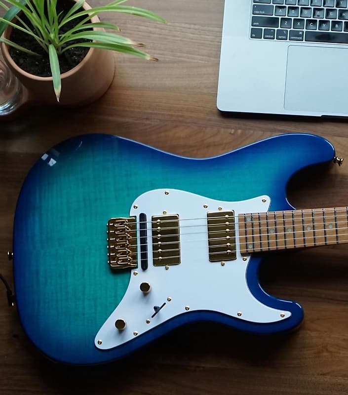 Jamstik Deluxe MIDI Guitar Deluxe Blueburst Reverb Deutschland