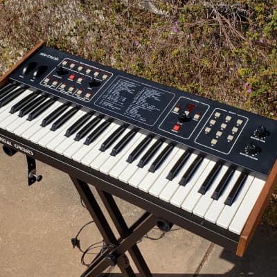 Serviced Sequential Circuits Six Trak Vintage Analog Synthesizer w/Synthchaser Battery Eliminator