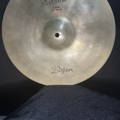 Zildjian 14" A Custom Hi-Hat Cymbals (Pair) 1991 - Present - Brilliant image 1