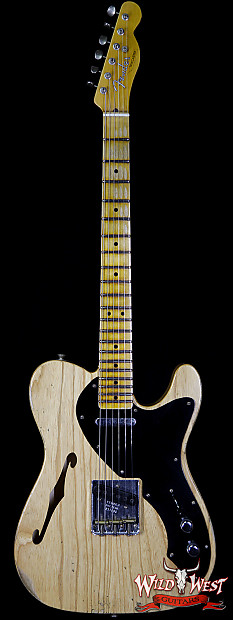 2018 NAMM Ltd Fender Custom Shop Blackguard Thinline Telecaster Relic Aged Natural