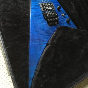 Jackson USA Custom Shop Rear Loaded Randy Rhoads  Transparent Blue image 5