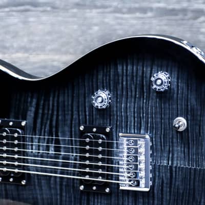 PRS SE 277 Baritone 27.7" Scale 85/15 Pickups Charcoal Burst Electric Guitar w/Bag image 7