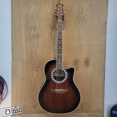 Crafter SF-900 Ovation-Style Acoustic/Electric Guitar Used image 2