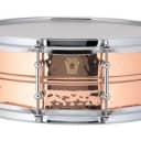 Ludwig Copperphonic Snare Drum with Tube Lugs, Hammered - 5" x 14" (Used/Mint)