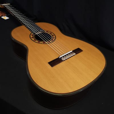 Jose Ramirez Cedar Guitarra del Tiempo Studio Classical Nylon String Guitar w/ Logo'd Hard Case image 10