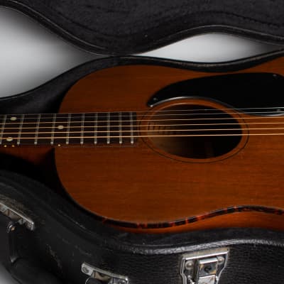 Gibson  LG-0 Flat Top Acoustic Guitar (1962), ser. #55565, black tolex hard shell case. image 13