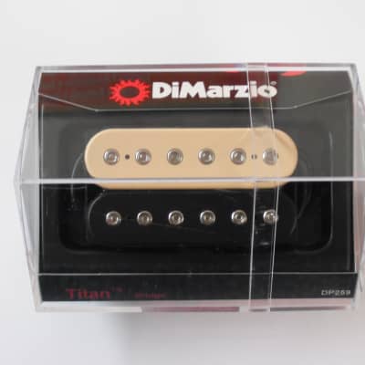 DiMarzio Titan DP259 Bridge F-Spaced White / Black Poles