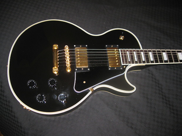 FGN NEO CLASSIC NCLC-10R BK Les Paul Custom copy by FUJIGEN