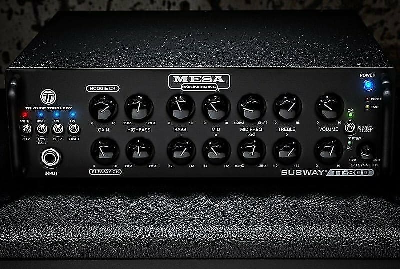 Mesa Boogie Subway TT-800 2-Channel 800-Watt Bass Amp Head