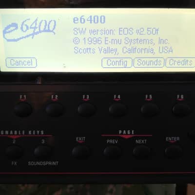 ☆E-MU E6400 ULTRA 16bit STEREO SAMPLER 64 VOICE MO640/HDD 40GB