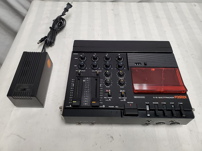 Fostex X15 Multitracker 4 track Cassette Recorder Good Reverb
