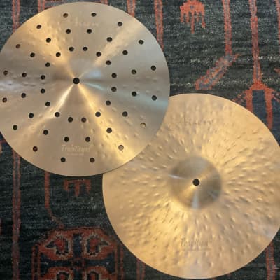 (MINT) Aisen 14” Traditional Hi-Hat Cymbals, Pair (w/ Holy Top Cymbal) image 1