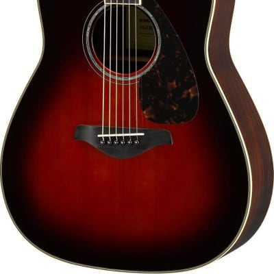 Yamaha FG830TBS Spruce Top Folk Acoustic Guitar image 2