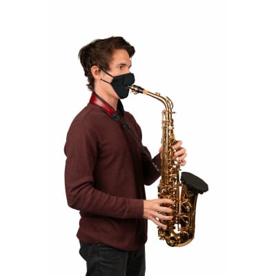 Gator Cases Small-Size Wind Instrument Double-Layer Face Mask - GBOM-SMALLBK image 3