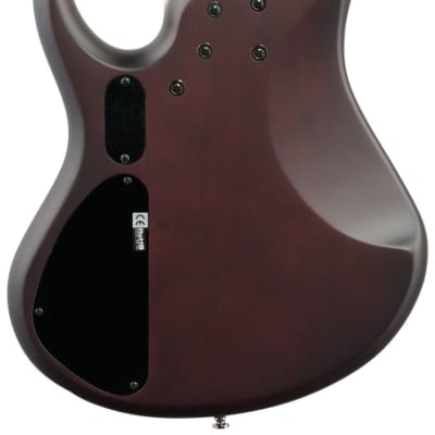MTD Kingston Series AG 6 Solid Body Bass Guitar Plum Burst Figured Maple - KAG6PH-AG image 4
