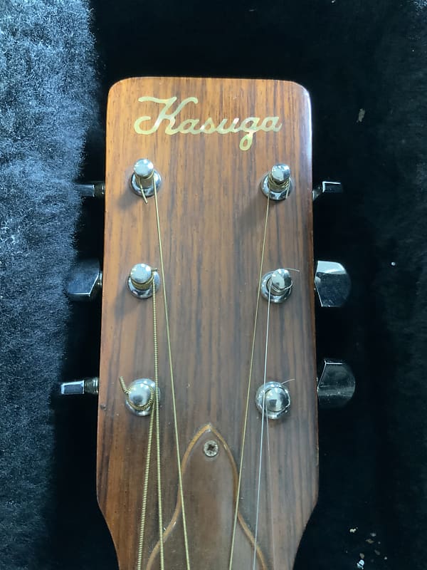 kasuga KF840 1972 Acoustic Guitar with case | Reverb