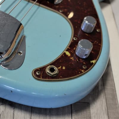 Fender Time Machine 1963 Precision Bass Journeyman Relic -  Aged Daphne Blue image 6