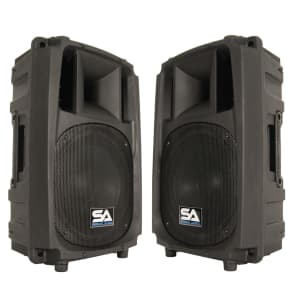 Seismic Audio S_Wave-10-Pair Passive 1x12" 500w 2-Way Speaker Cabs (Pair)