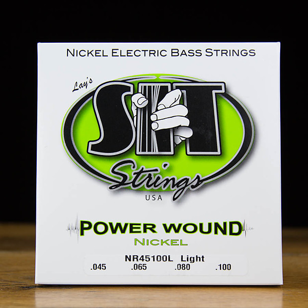 SIT NR45100L Power Wound Nickel Bass Guitar Strings - Light (45-100) image 1