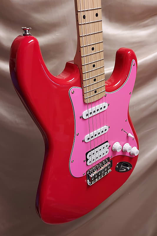 Kramer Focus VT-211S Electric Guitar - Hot Pink