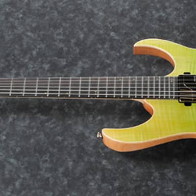 *IN STOCK* Ibanez Luke Hoskin Signature LHM1 Electric Guitar w/Bag - Transparent Green Gradation image 3