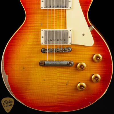 Gibson Custom Shop Made 2 Measure Murphy Lab '59 Les Paul Standard Murphy Painted Ultra Heavy Aged Orange Lemon Fade/NOS image 2