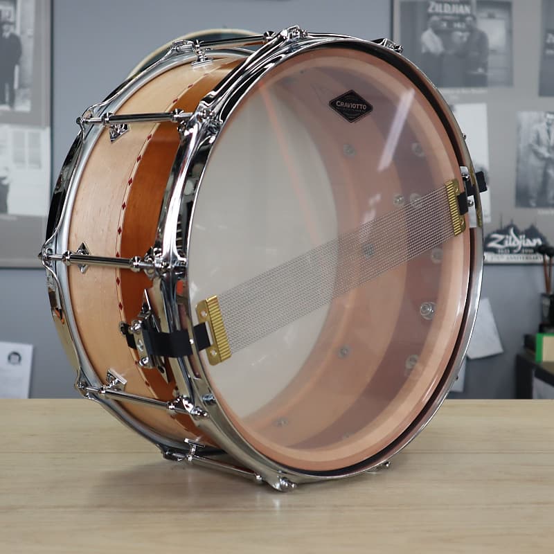 Craviotto 2 in 1 Birdseye Maple/Mahogany 14 x 6.5 Snare | Reverb