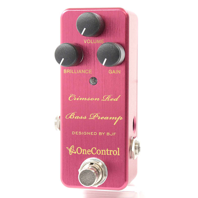 ONE CONTROL Crimson Red Bass Preamp Bass Preamp DI (04/15)