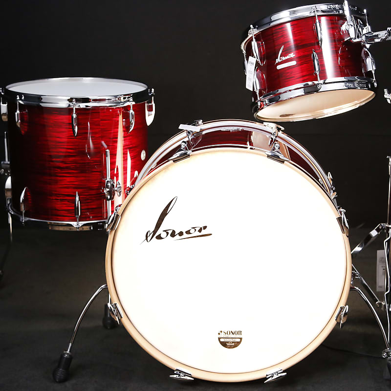 Sonor Vintage Series 3pc Shell Pack 13/16/22, Red Oyster image 1