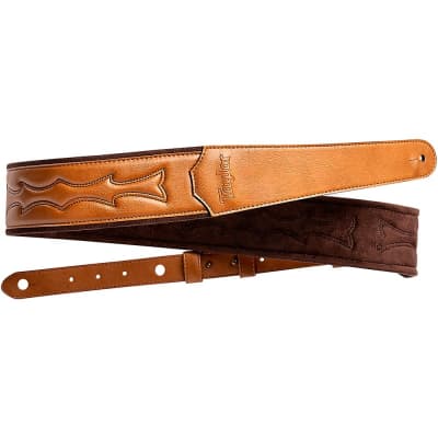 Taylor Vegan Leather Guitar Strap Tan 2.75 in. for sale