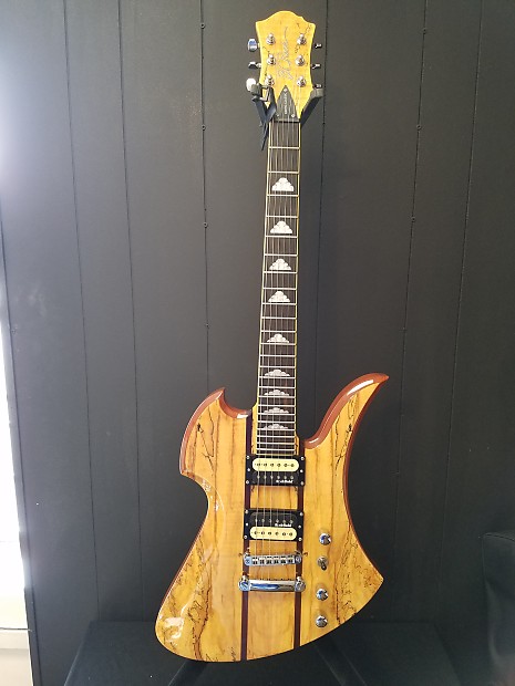 B.C. Rich Mockingbird Exotic Classic 2006 Natural Spalted Maple