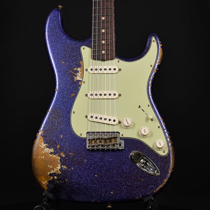 Purple sparkle store stratocaster