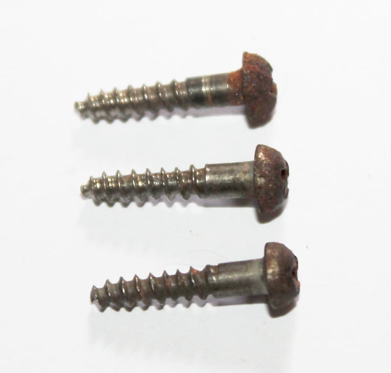 Vintage 1950's Gibson Trapeze Tailpiece Mounting Screws Reverb