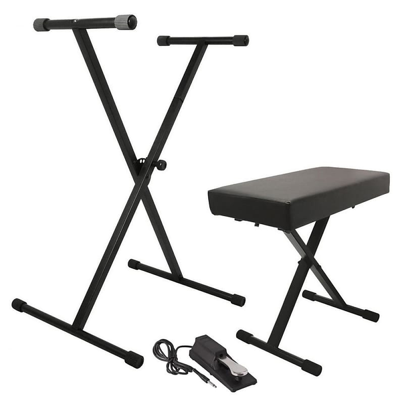On-Stage KPK6550 Keyboard Pack w/ Stand Bench Sustain Pedal image 1